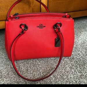 Coach Etta Carryall Miami Red 76938